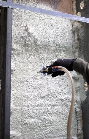 Spray foam insulation & vapor barrier to existing structure Spray foam insulation & vapor barrier to existing structure